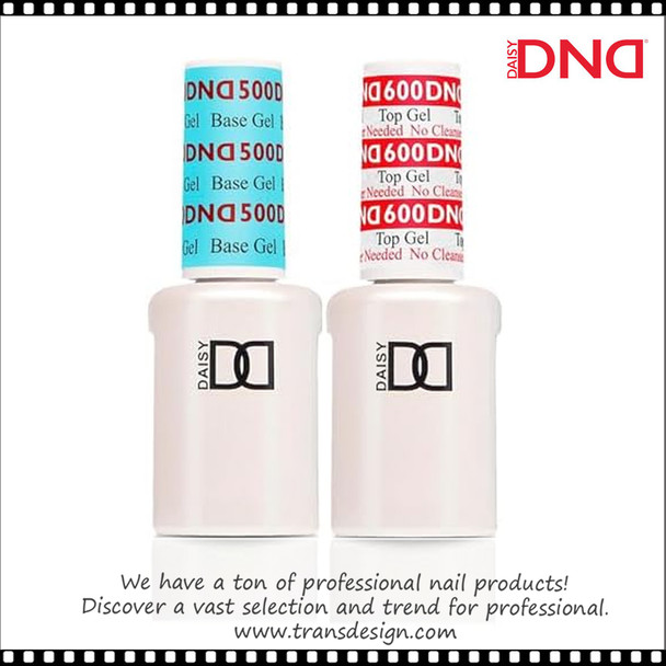 DND DUO - Base Gel DND 500  & Top Gel DND 600 | No Cleaner Needed