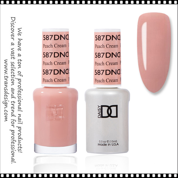 DND Duo Gel - Peach Cream #587