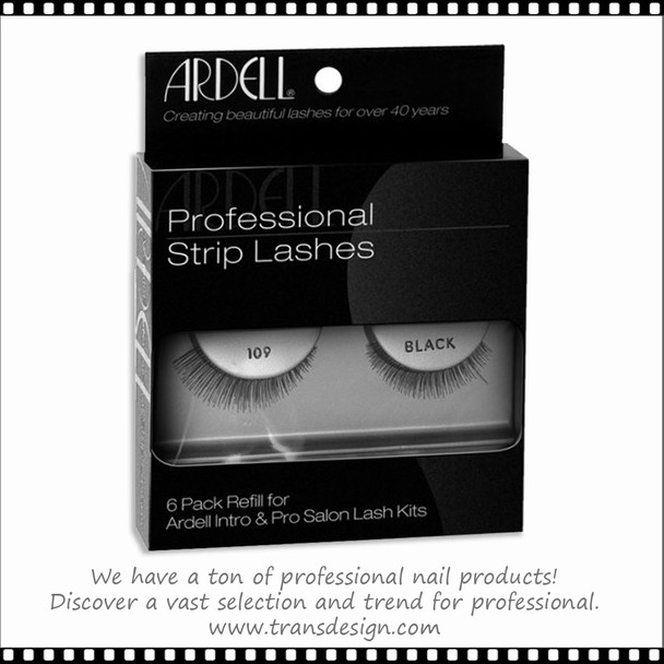 ARDELL 6 Pack Refill, Fashion Lashes #109 Black *