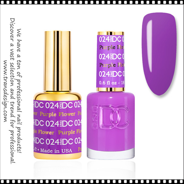 DC Duo Gel -  Purple Flower #024 