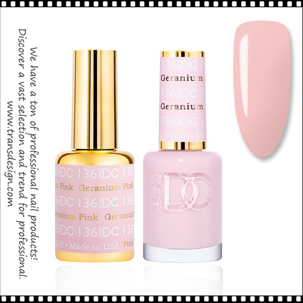 DC Duo Gel -  Geranium Pink   #136