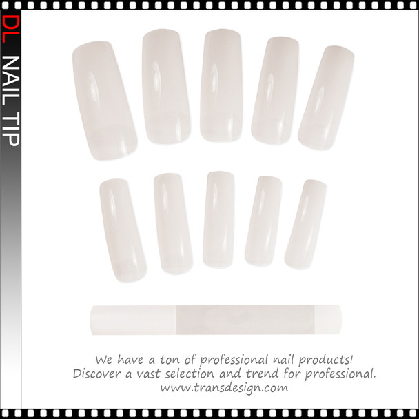 DL TIP Pro Nail Natural Tip Kit 100 with Glue *