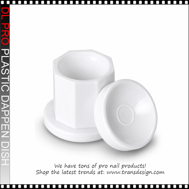 DL PRO Plastic Dappen Dish White