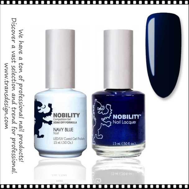 LECHAT NOBILITY Gel Polish & Nail Lacquer Set - Navy Blue