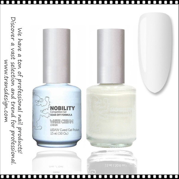 LECHAT NOBILITY Gel Polish & Nail Lacquer Set - White Cream