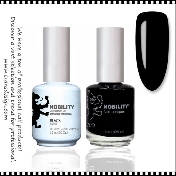 LECHAT NOBILITY Gel Polish & Nail Lacquer Set - Black