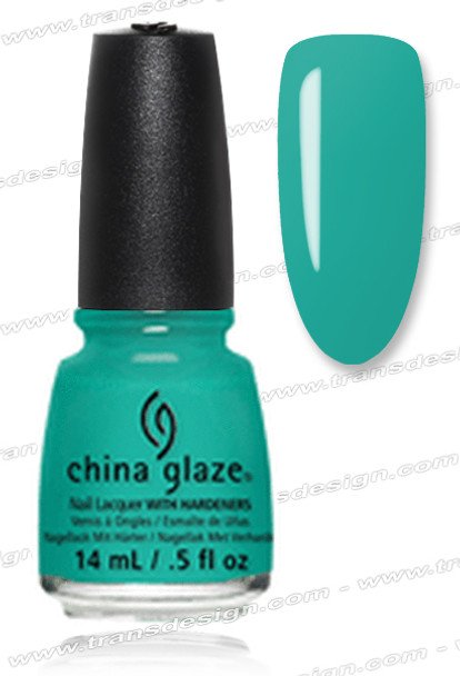 CHINA GLAZE POLISH - Turned Up Turquoise