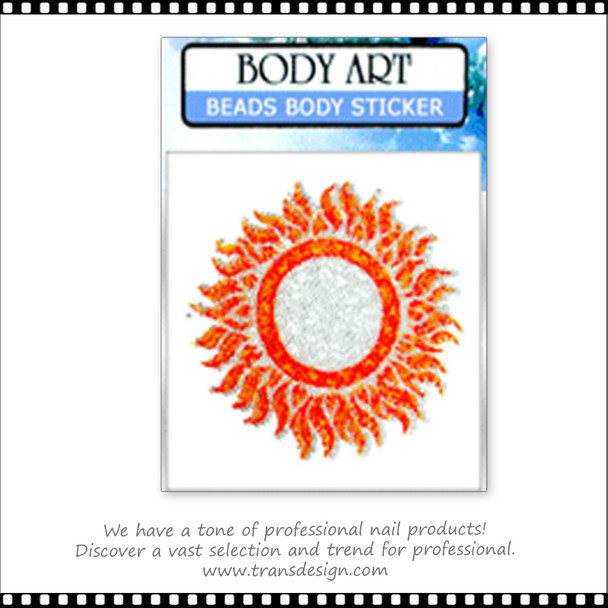 BODY ART- Glitter Body Sticker Sun