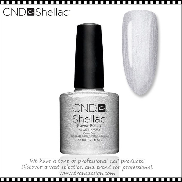 CND SHELLAC Silver Chrome 0.25oz.