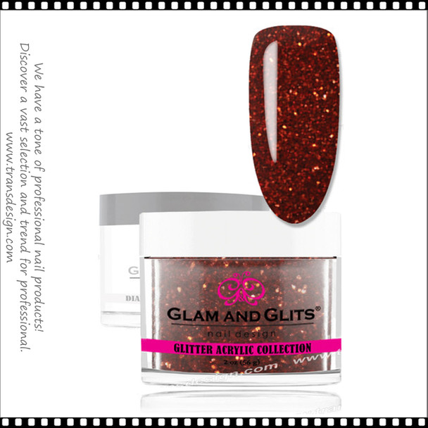 GLAM AND GLITS Glitter Collection - Golden Orange 2oz.