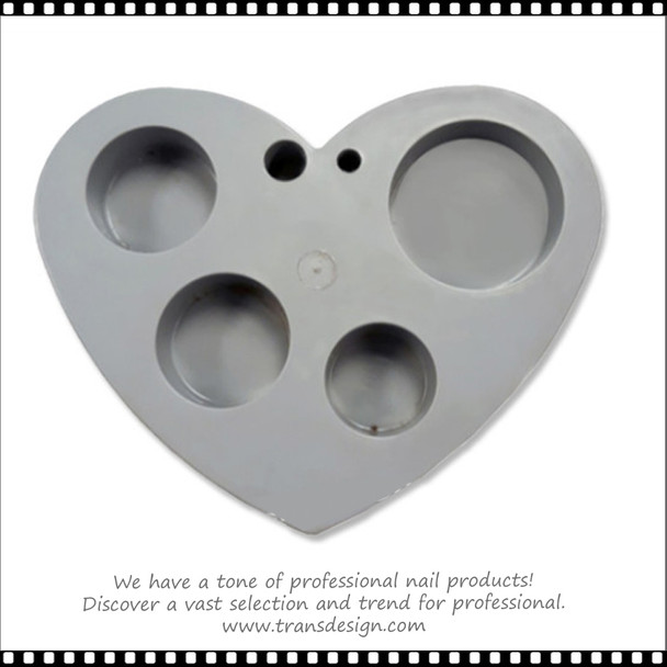 Heart Plastic Organizer GRAY