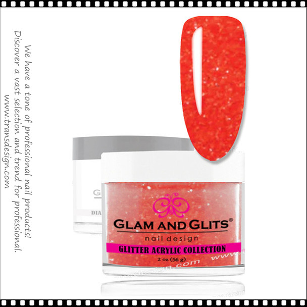 GLAM AND GLITS Glitter Collection - Electric Orange  2oz.