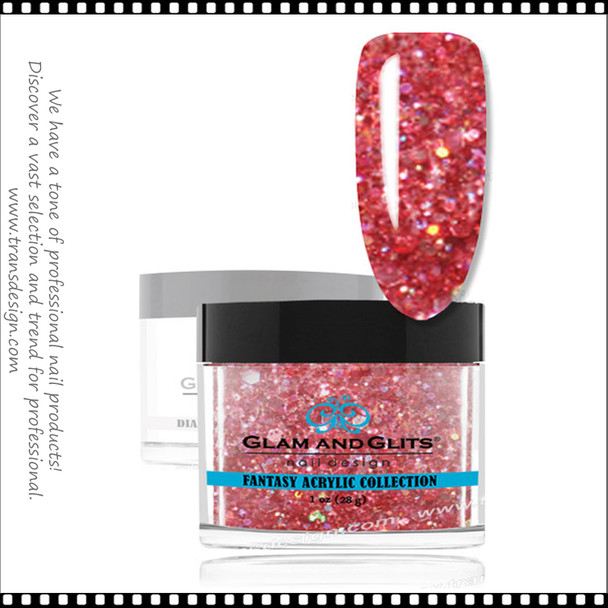 GLAM AND GLITS Fantasy Acrylic - Pink Delight 1oz.