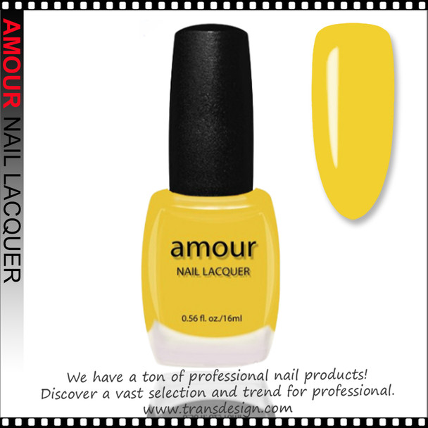 AMOUR Nail Lacquer - Sexy Yellow Sheer 0.56oz.(SH)