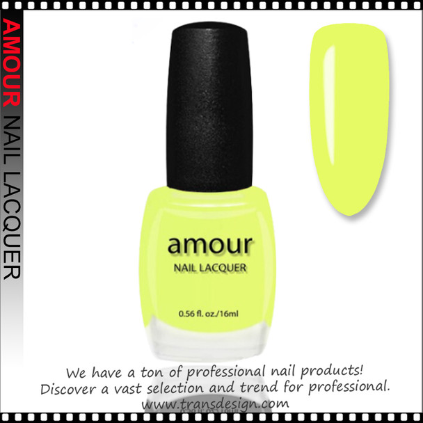 AMOUR Nail Lacquer - Lemon Tonic 0.56oz.