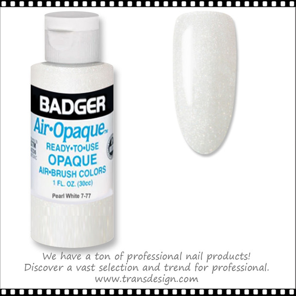 BADGER Airbrush Color - Pearl White 1oz.