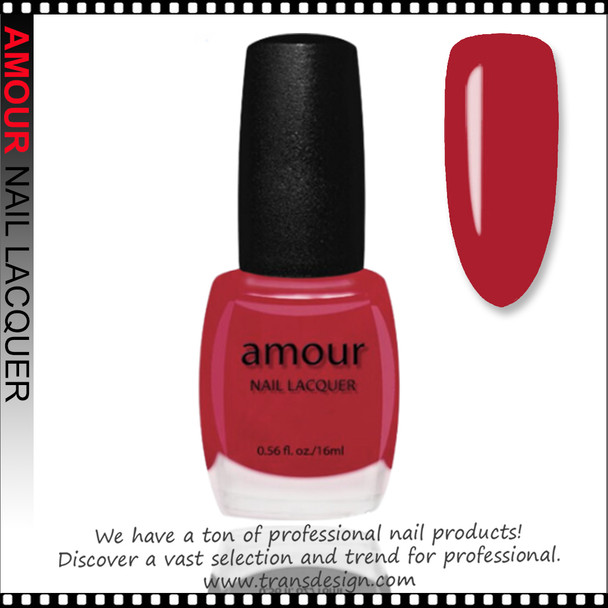 AMOUR Nail Lacquer - Canal Street Red 0.56oz