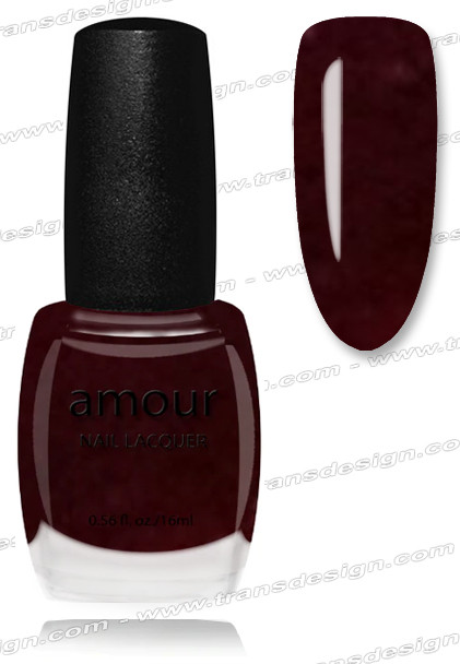 AMOUR Nail Lacquer - Midnight Maroon 0.56oz