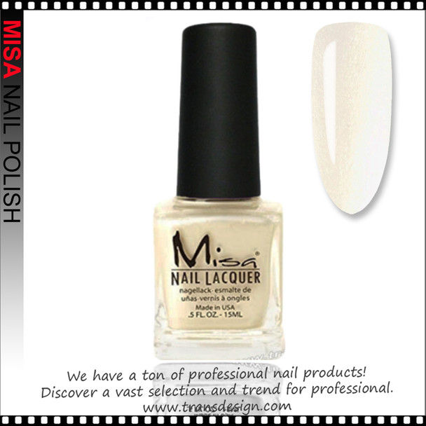 MISA Nail Lacquer - Achillia Pearl 0.5oz* MISA Nail Lacquer - Achillia Pearl 0.5oz*