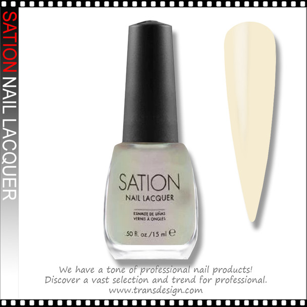 SATION Nail Lacquer - Angel White 0.5oz*