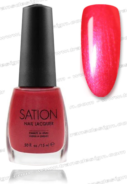 SATION Nail Lacquer - Coral Pink 0.5oz