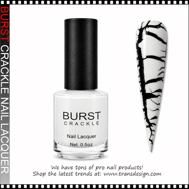 BURST CRACKLE Nail Lacquer - Blizzard #8