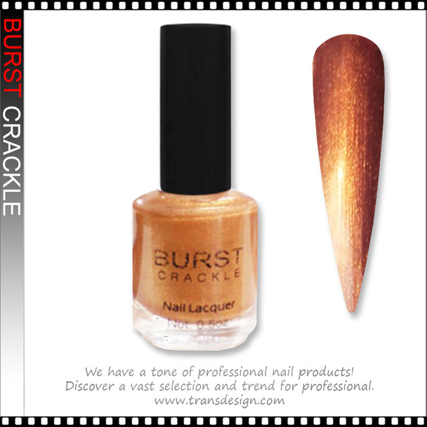 BURST CRACKLE Nail Lacquer - Bronze Medal  #15
