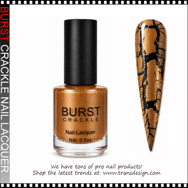 BURST CRACKLE Nail Lacquer - Bronze Medal  #15