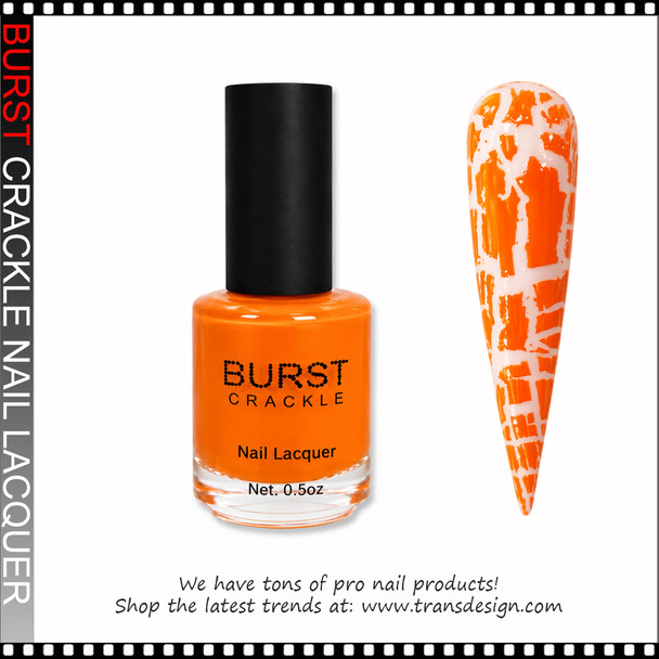 BURST CRACKLE Nail Lacquer - Sunflower #2