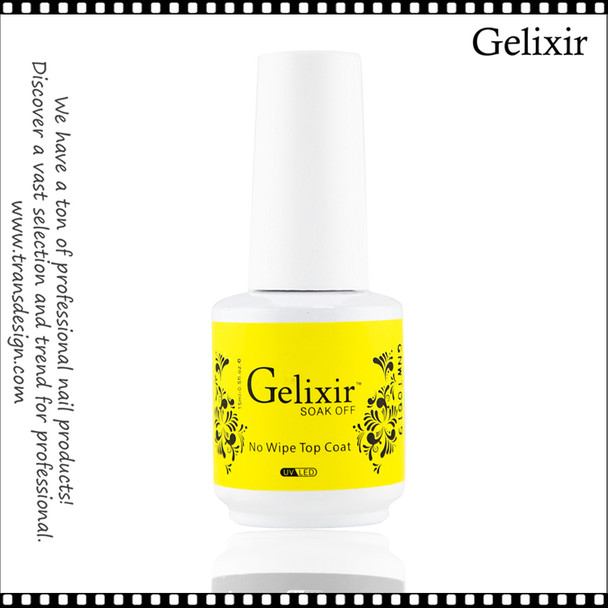 GELIXIR No Wipe Top Coat 0.5oz