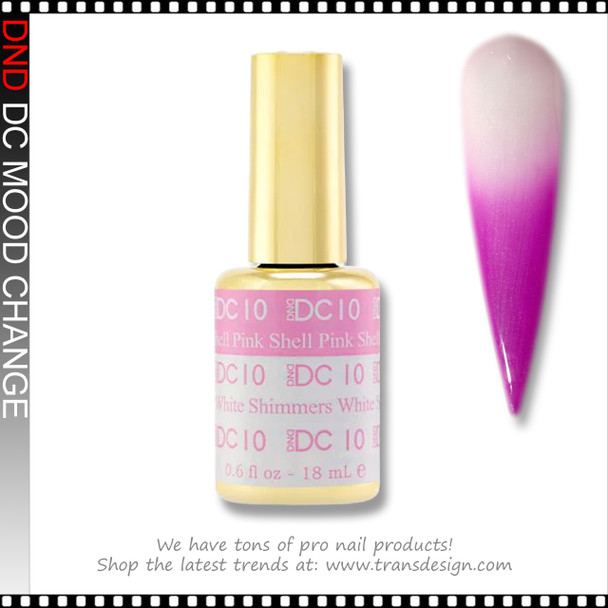 DC MOOD CHANGE Shell Pink White Shimmers #10