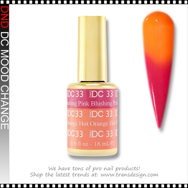DC MOOD CHANGE Blushing Pink Hot Orange #33