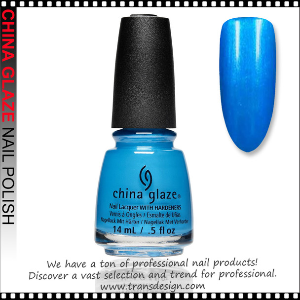 CHINA GLAZE POLISH  - I Truly Azure You 0.5oz.*