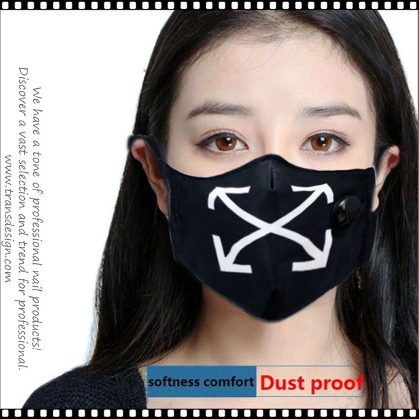 Reusable Face Mask "Arrows" with Valve Breathing Filter