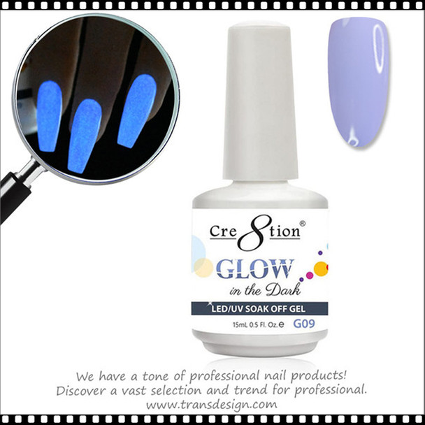 CRE8TION - Glow In The Dark Soak Off Gel .5 oz - G09