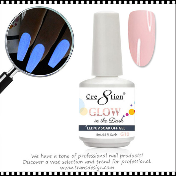 CRE8TION - Glow In The Dark Soak Off Gel .5 oz - G10