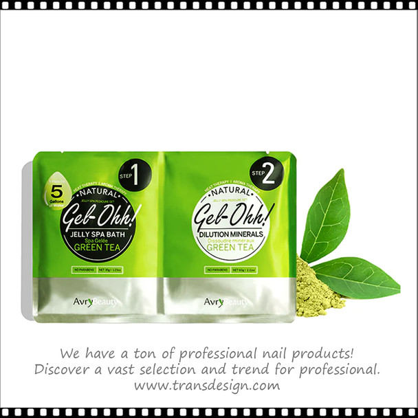 AVRY BEAUTY GEL-OHH! Natural Jelly Spa Pedicure Set GREEN TEA