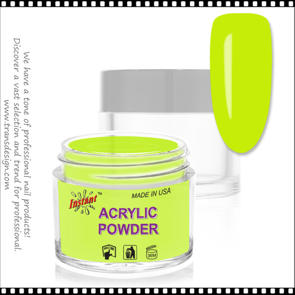 INSTANT ACRYLIC & DIP COLOR - Neon Lime 2oz.