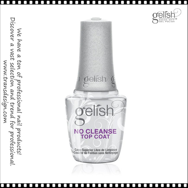 GELISH No Cleanse Top Coat 0.5oz.