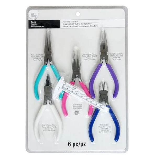 JEWELRY PLIERS Mini Tool Set 6/Pack