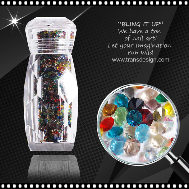 PIXIE CRYSTAL Multicolor Bottle #XF-15 