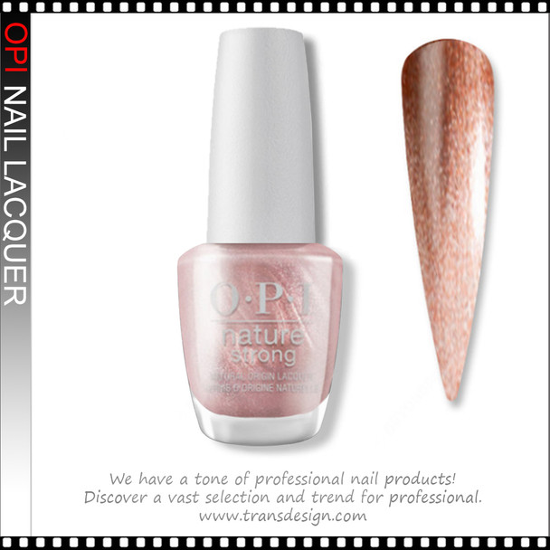 OPI NATURE STRONG  Intentions are Rose Gold