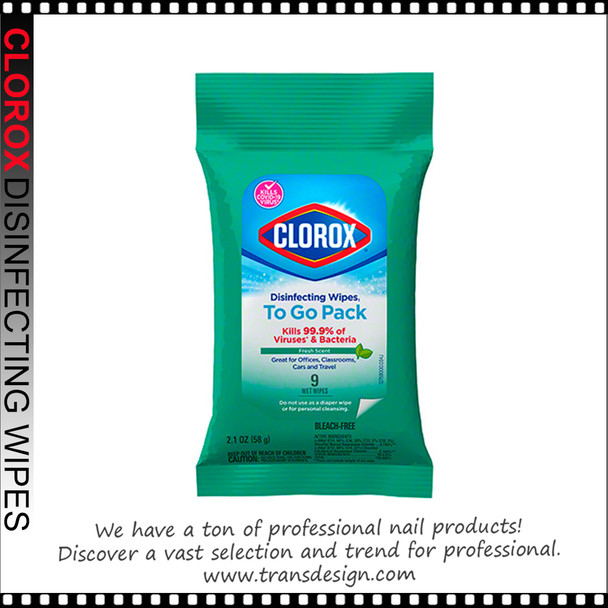 CLOROX Disinfecting Wipes Fresh Scent 9/Pack
