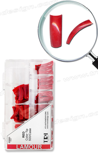 LAMOUR TIP Red Color 500/Case