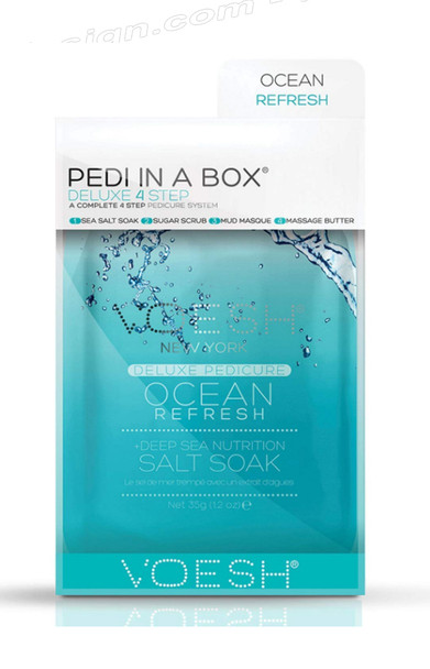 VOESH Pedi in a Box Deluxe 4 STEP Ocean Refresh