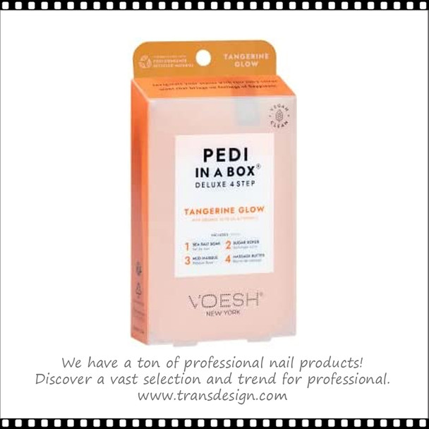 VOESH Pedi in a Box Deluxe 4 STEP Tangerine Glow (50boxes/case)