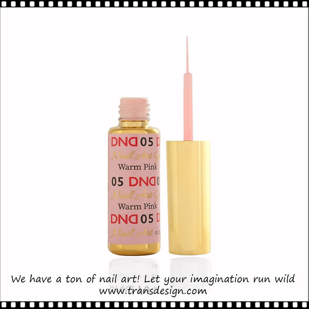 DND Nail Art Gel Warm Pink 0.25oz. #80732