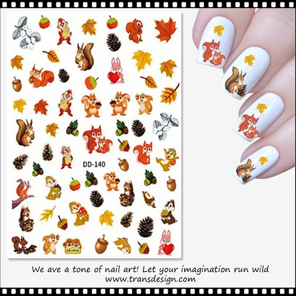 NAIL STICKER Cartoon, Chip 'n' Dale #DD-140