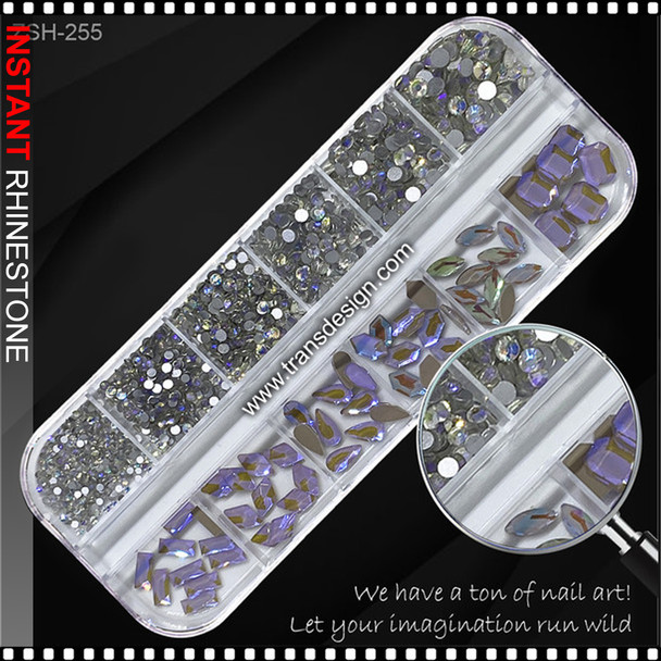 RHINESTONE CRYSTAL Matcha Assorted Over 600/Case #ZSH-255