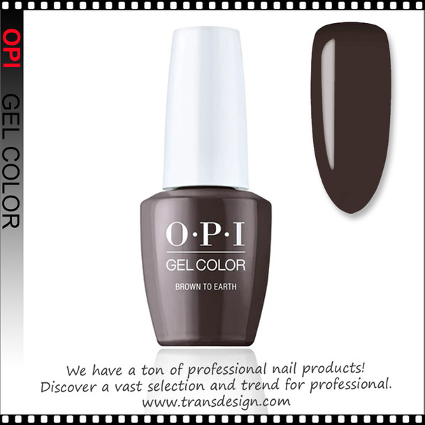 OPI GELCOLOR Brown To Earth GCF004